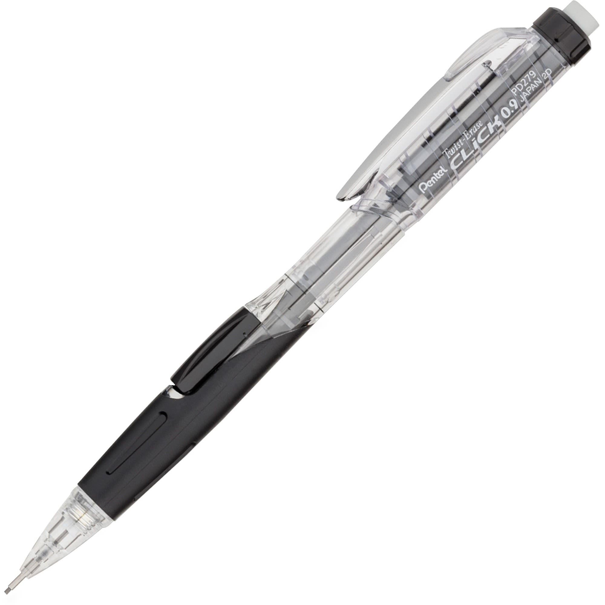 Lapiseira Pentel Twist-Erase Click Rosa 0.7 Mm Com Grip Confortável E