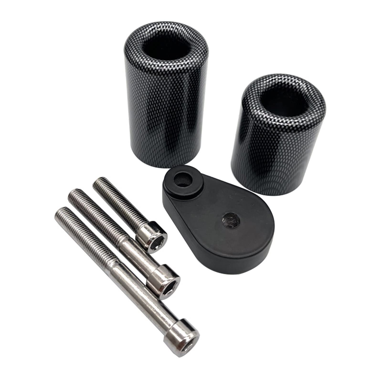 Bez Cięcia Akcesoria Motocyklowe Suwaki Ramy Crash Ochrona Przed Upadkiem Dla Kawasaki Dla Ninja ZX-6R ZX6R ZX 6R 636 2007 2008 (Color : Carbon)