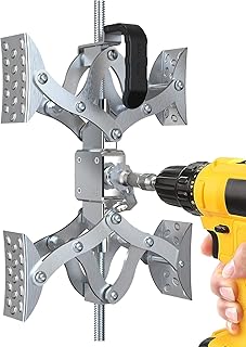 RbhAuto 2023 Ultra Fast X-Shaped Chock Wheel Stabilizer [Allow Drill Adjust] X Chock Camper Wheel Chock Scissor for Travel Trailers RV Accessories- 1 Pack