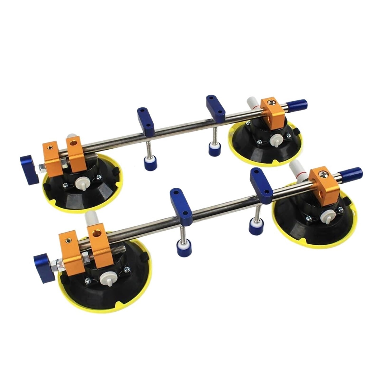 4.5inch Stone Seam Setter with Vacuum Suction Cups Small Slab Joining Rubber Sucker Stone Seamless Leveling Tool