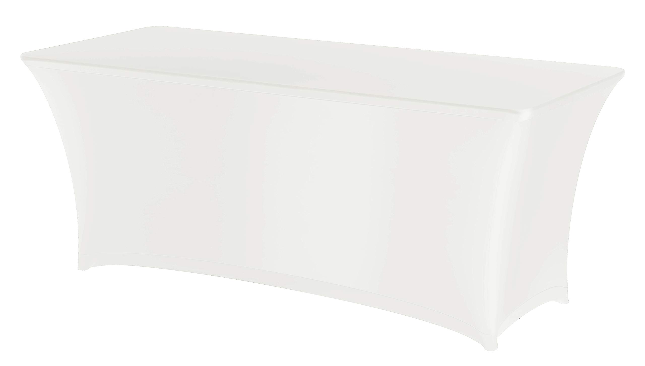 HENDI Tischhusse Rectangular – Tischhusse für Buffetisch 810934, Weiß, 1200x760xH730 mm