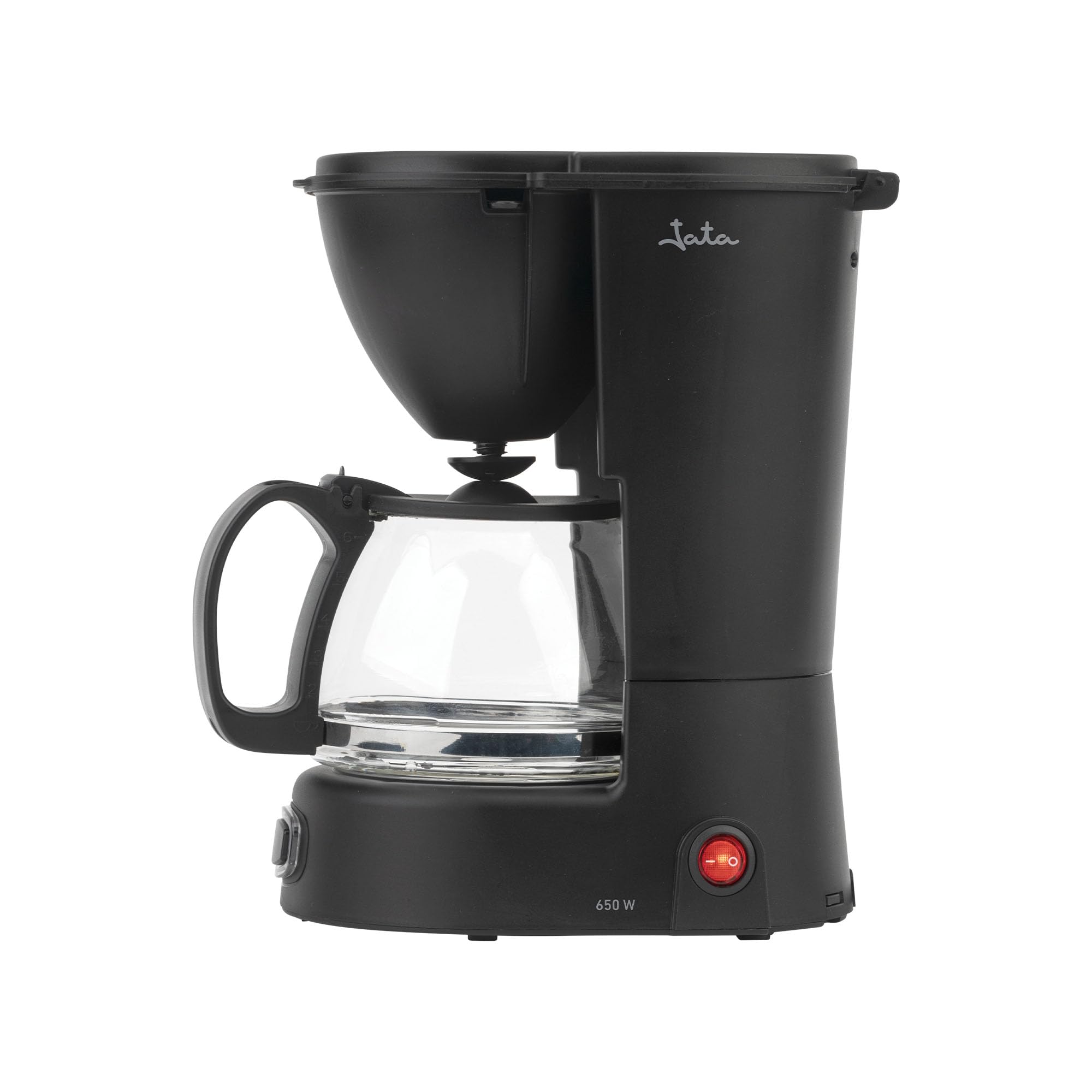 Jata JECA1750 - Caffettiera a goccia da 2 a 8 tazze 650 W, caraffa in vetro da 750 ml con coperchio. Sistema antigoccia. Filtro permanente. Spegnimento automatico. Risparmio energetico
