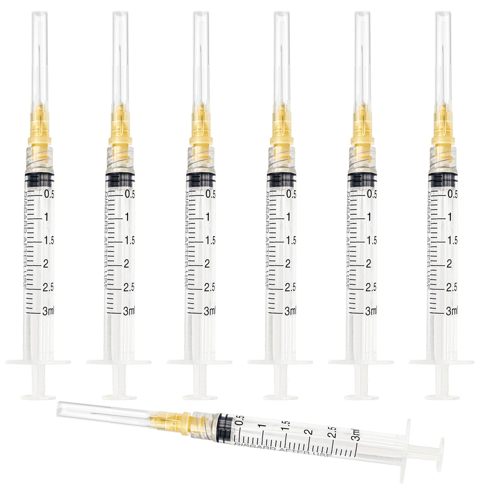 30pcs 3ml 25g 1.5 in Luer Lock Lab Utensils ,Individually Wrapped — Amazon image 12