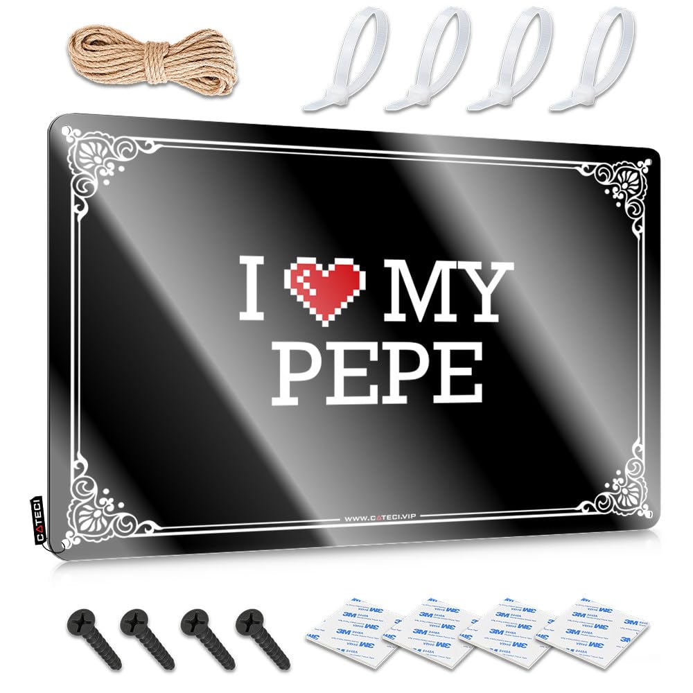 Fzfn Men's Colour Poster Haves Farmhouse I Love My Pepe For Mancave - Bedroom Decor For Customizable(30X40cm)