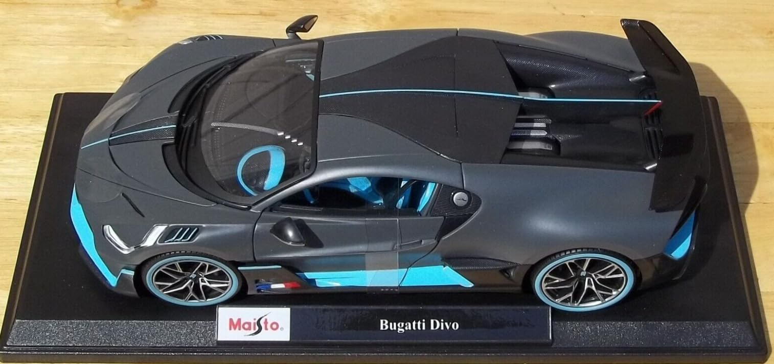 Maisto Bugatti Divo 1:18 Special Edition Diecast Car (Gray