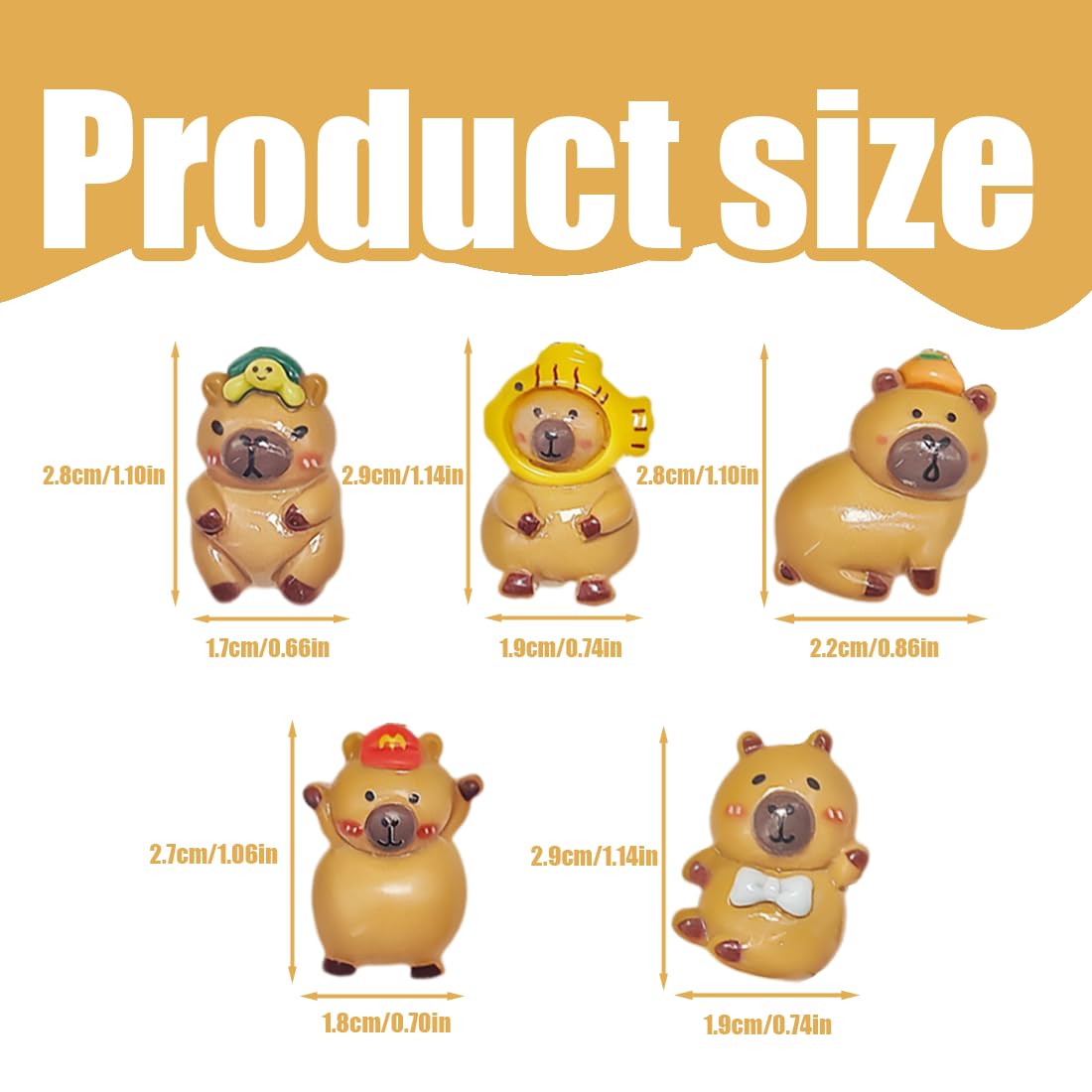 Capybara Pendentif Téléphone Portable Breloques Porte Clé Chaîne Lanière
