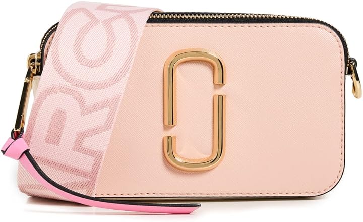 Marc jacobs the snapshot borsa per donna a tracolla in pelle rosa pallido 2S3HCR500H03-695