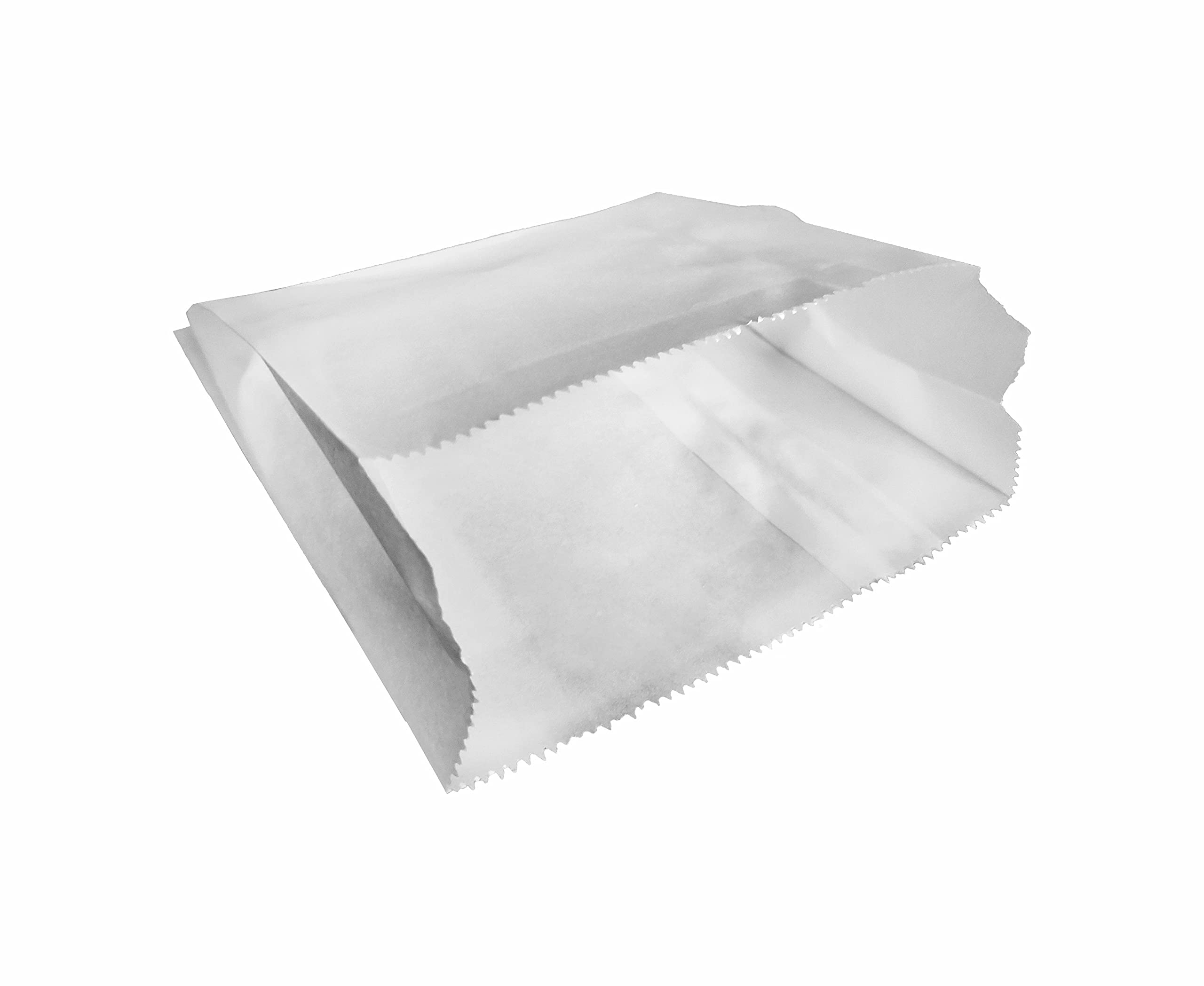Buy 100 Greaseproof White Kraft paper Bags, 5" x 6" x 2" Inches