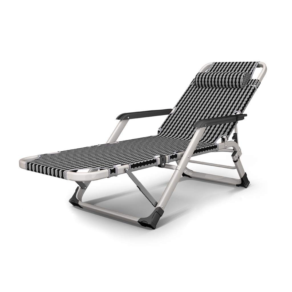 Chaise longue inclinable portable pour soulager le dos sur la terrasse