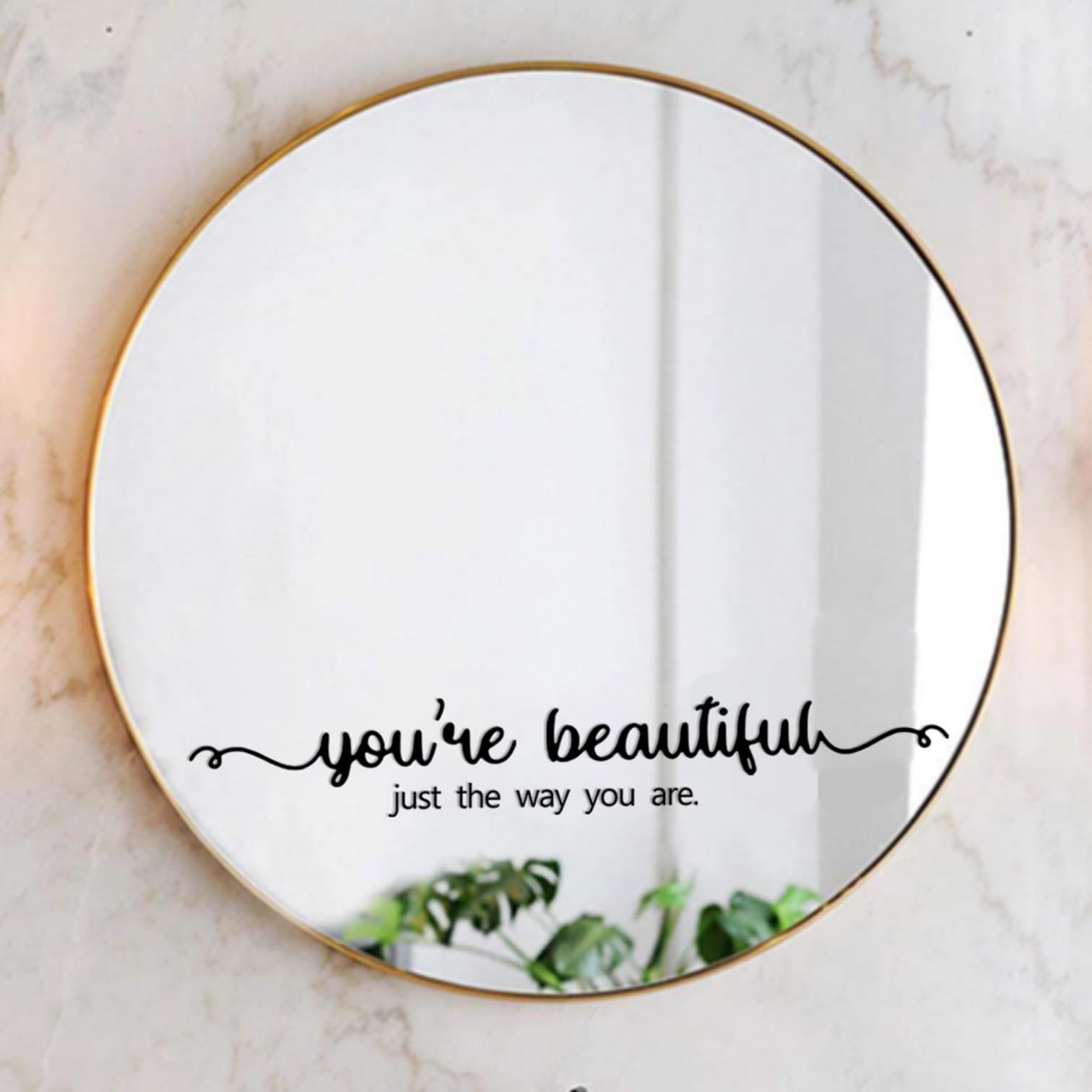 Adesivi Per Specchietto 'You Are Beautiful' - 6 Fogli Impermeabili Per Auto E Bagno - Foto 13