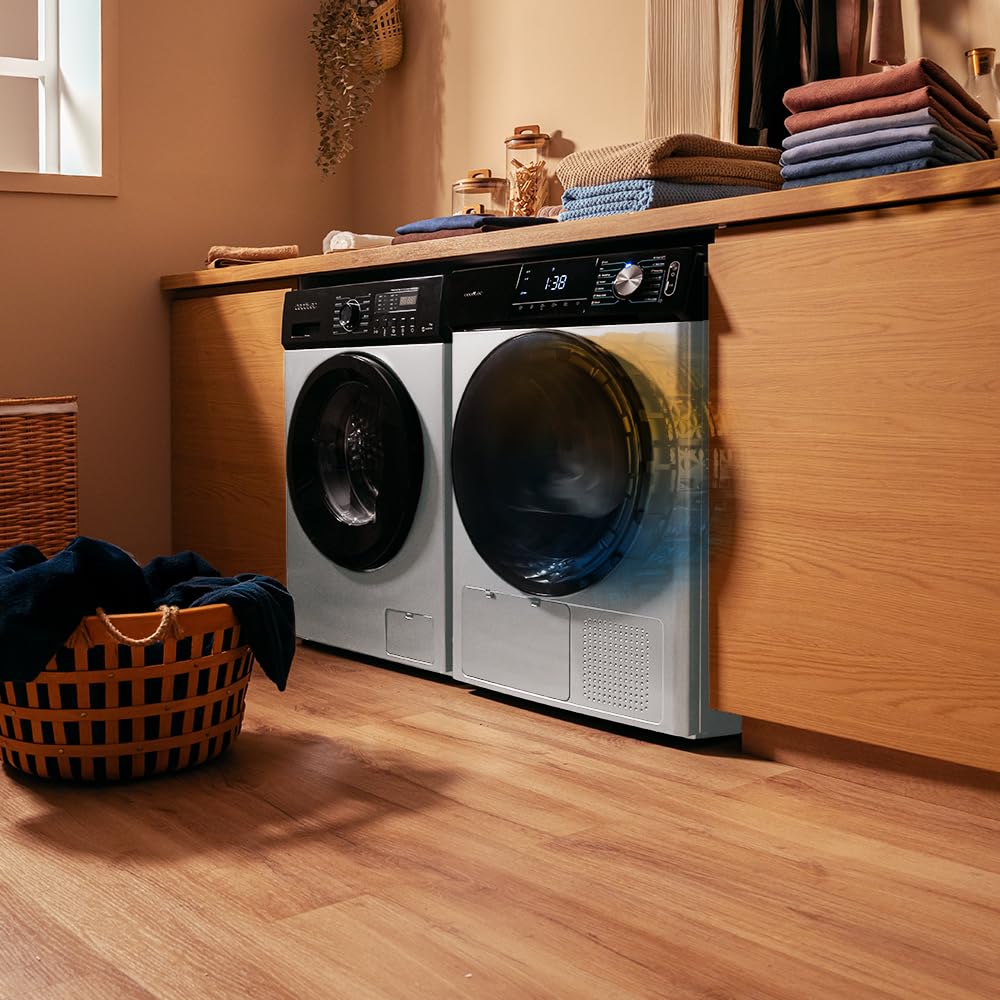 Cecotec Sèche-linge Pompe à Chaleur 10 kg Bolero Dresscode Dry 10355, Classe A++, 14 Programmes, Blanc