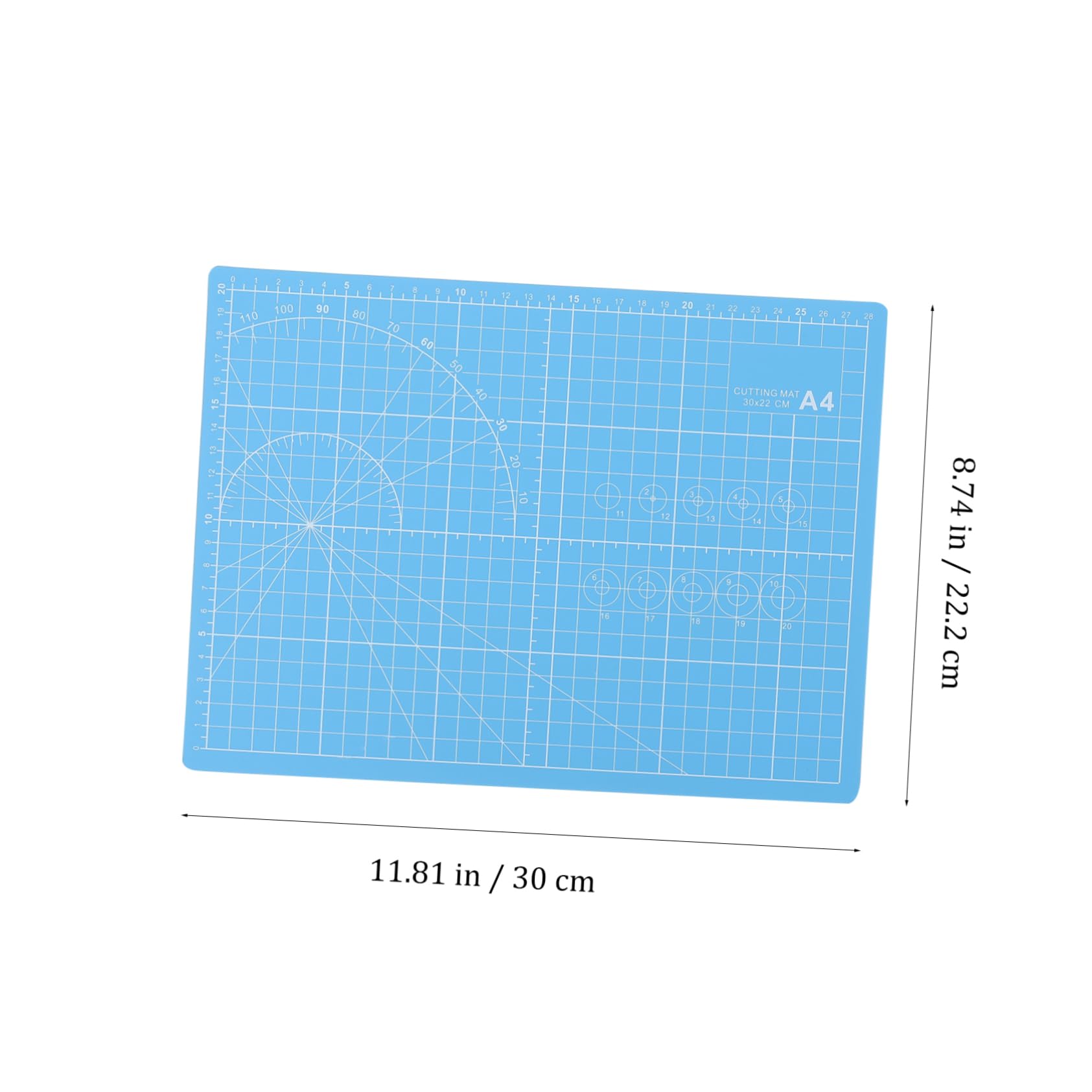 HOMSFOU Large Quantity Pvc Cutting Boards 4pcs Fabric Cutting Mats Non-slip Table Protection Mats for Diy Projects