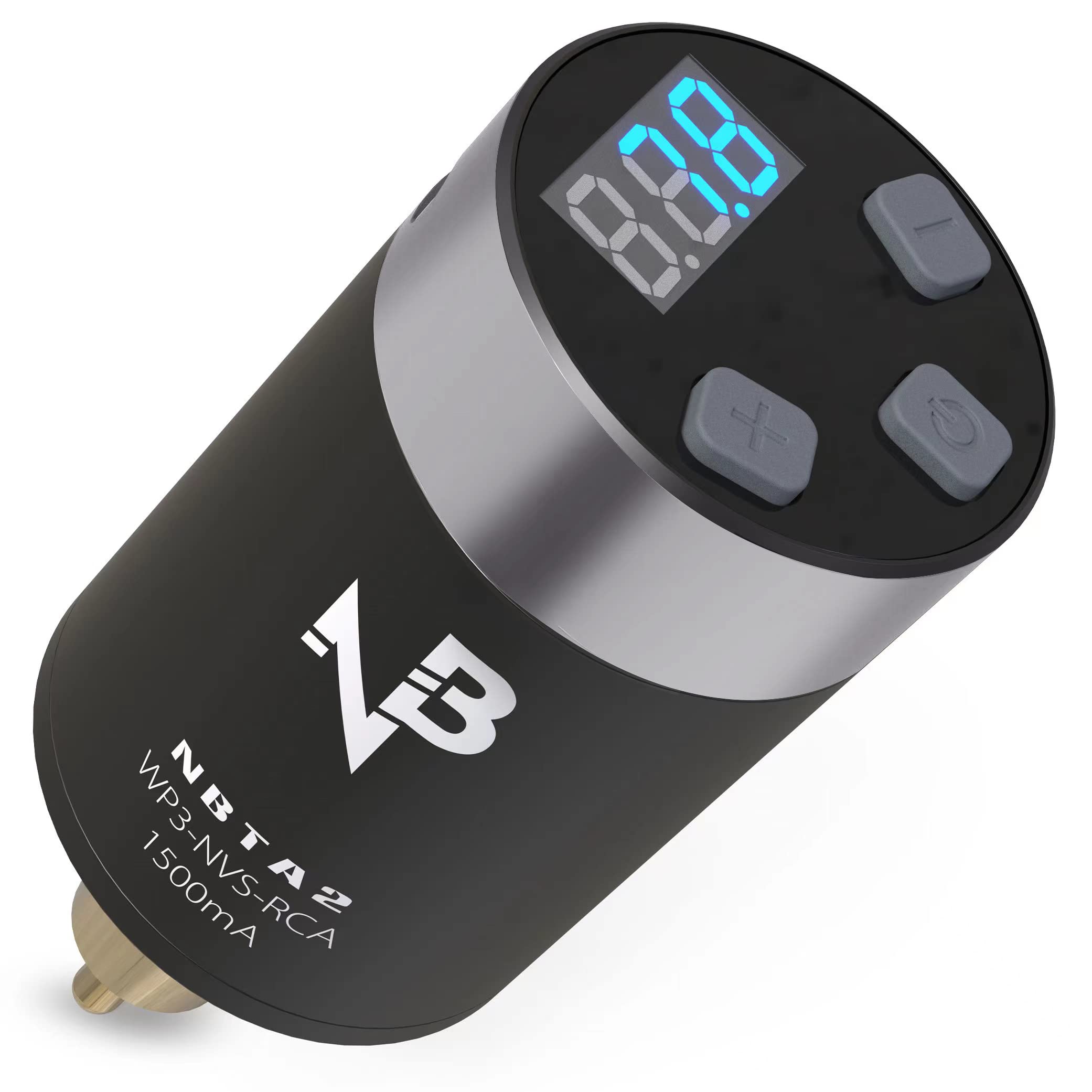 Tattoo Battery Pack 1500mAh Lithium Battery Tattoo Power Supply for RCA Rotary Pen Tattoo Machine (Silvery)-Smooth Version