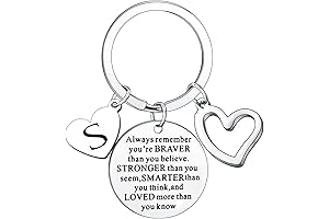 Always Remember You Are Braver Than You Think Keychain