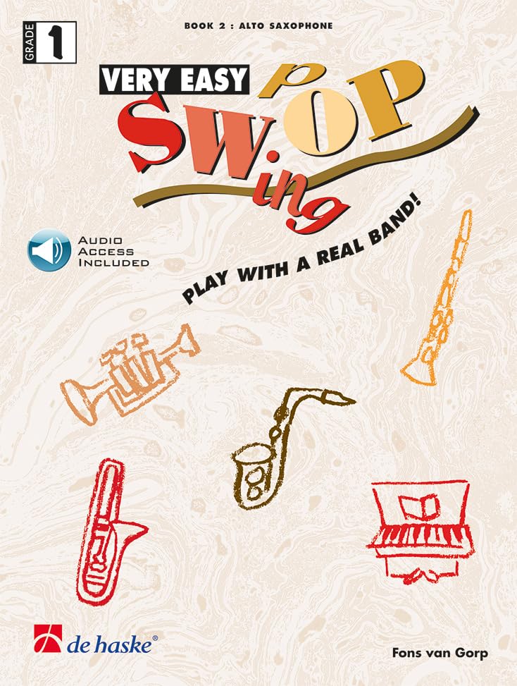 Fons van Gorp-Very Easy Swop-Altsaxophon-BOOK+AUDIO-ONLINE