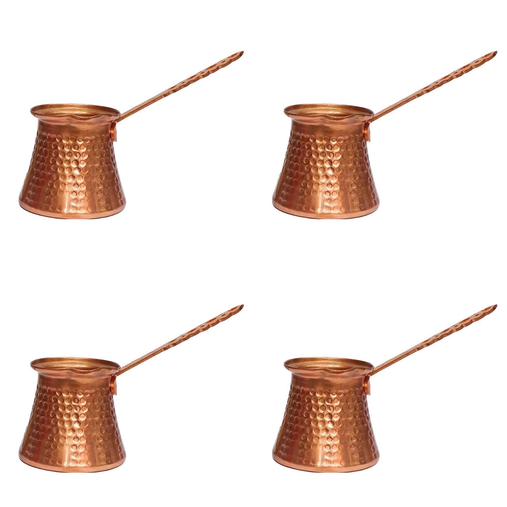 Hndhbfgrt 4X Coffee Turkish Coffee Pot 320Ml Coffee Turkish Copper Coffee Maker for Cezve Cafeteria