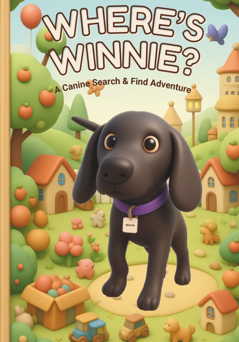 Where's Winnie? A Canine Search and Find Adventure: A Hidden Object Activity Book for Kids Ages 2-5: Fun Scenes Featuring Winnie the Pup