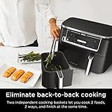 Ninja Foodi 6-in-1 10QT XL Air Fryer with DualZone Technology, 2 Independent 5QT Baskets & Smart Cook System (10QT)