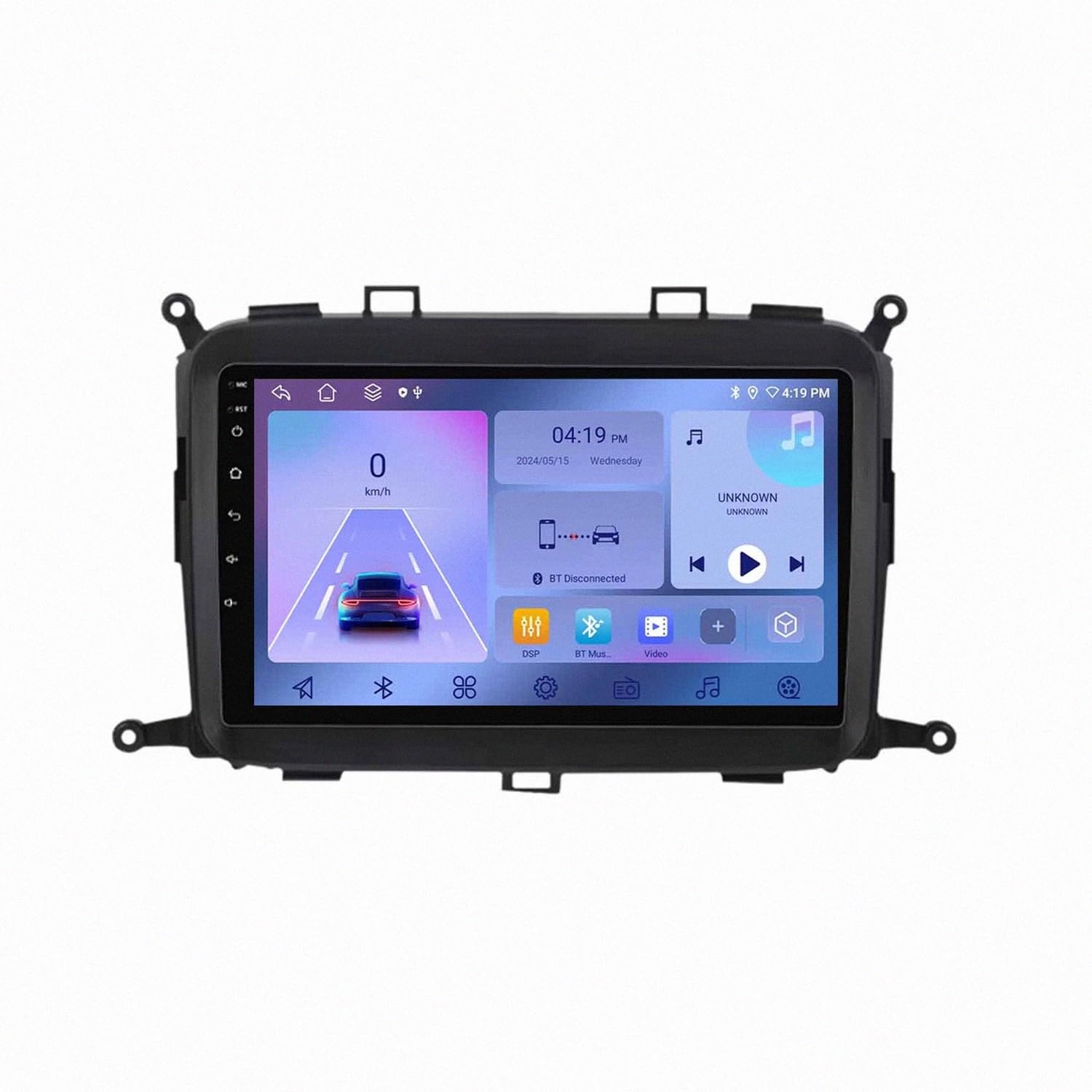 Schermo Auto con Carplay Wireless e Android Auto per Honda Jazz City 2004-2007 Car Radio con Wifi, Gps Navi, Schermo Bluetooth, with Mirror, 8 Nucleo 6G+128G