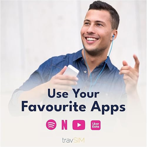 Miniatura 3 de travSIM Tarjeta SIM de EE. UU. | Utiliza la red T-Mobile | Datos de 50 GB, llamadas nacionales ilimitadas y mensajes de texto | La tarjeta SIM para