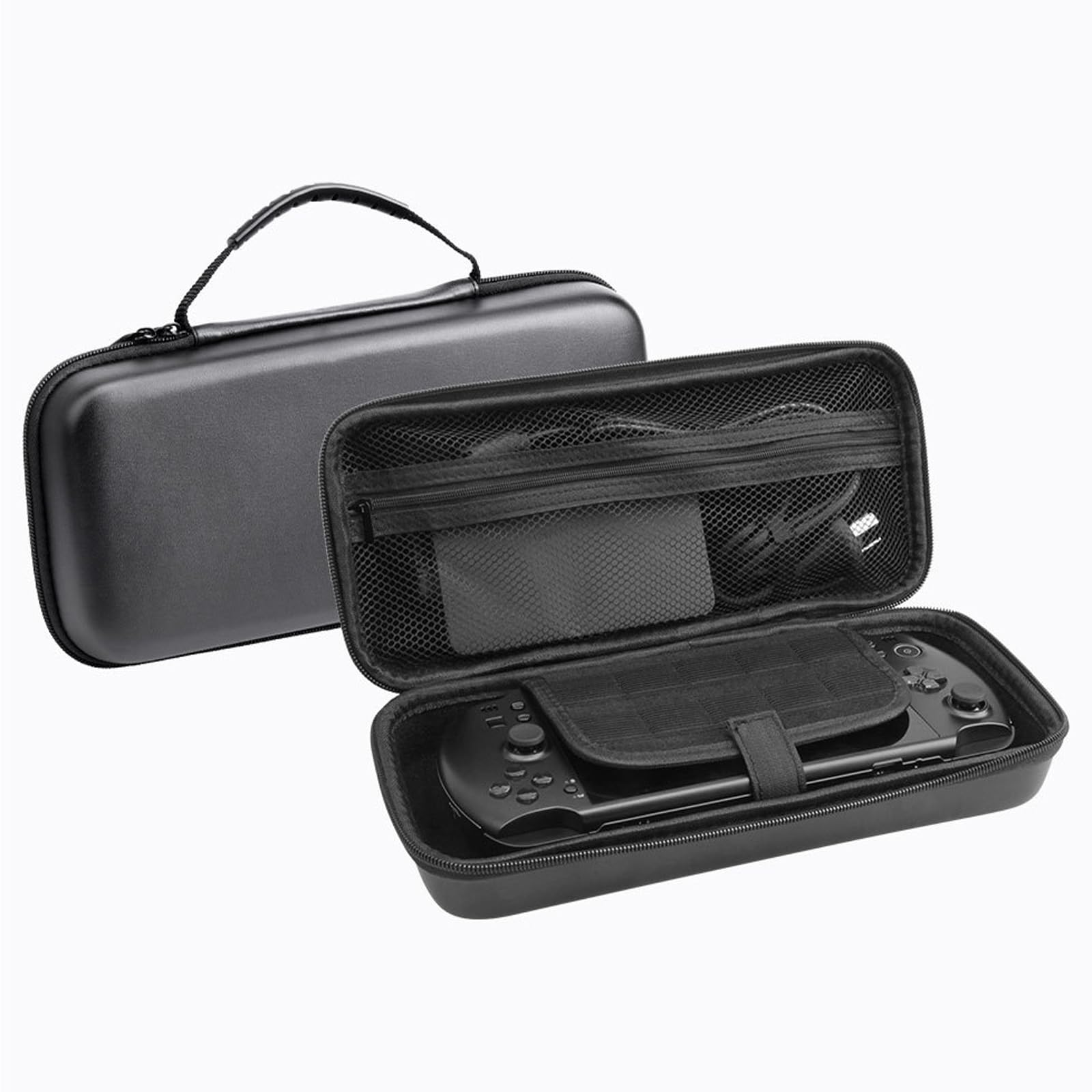 JYGamhanbil Borsa Viaggio per GPD WIN 5 7" 2025 PC portatile da gioco,Custodia Trasporto Copertura Rigida EVA con Schede Slot Tasca Rete per GPD WIN 5 Gaming Handheld Console,Cavo,Accessori,Nero