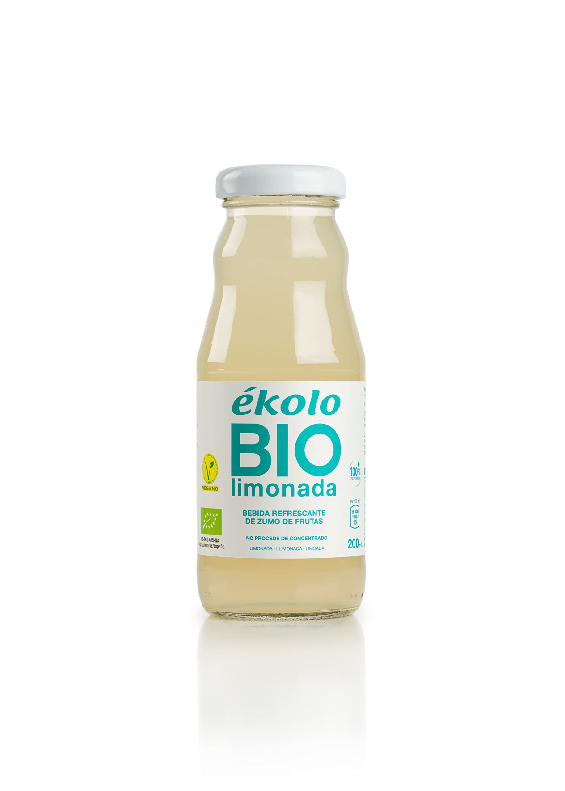 Ekolo Limonada Con Azúcar Ecológica, 12 Botellas x 200Ml 2400 ml