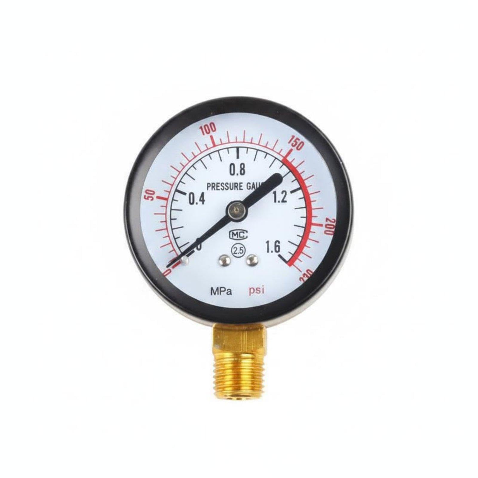 Dial Pressure Gauge 0-1.6 MPa Range Water Pressure Gauge Radial Mount Measuring Tool Y60 Vertical Gauge-image-35