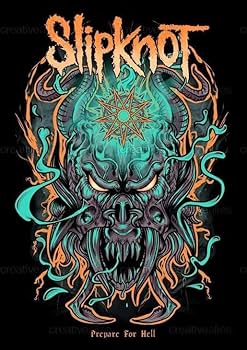 Soulhouse Slipknot 'Prepare for Hell' Tour Art Poster - Dark