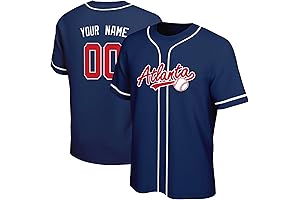 Personalized Atlanta Jersey with Custom Name and Number for Men and Youth