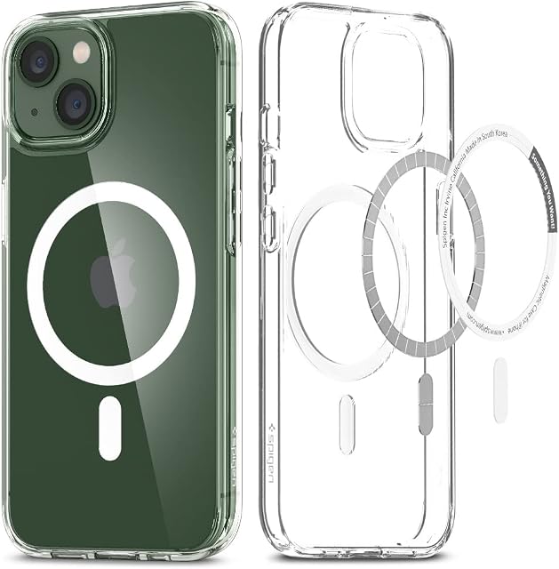 Spigen Ultra Hybrid MagFit Case Compatible with iPhone 13 - White