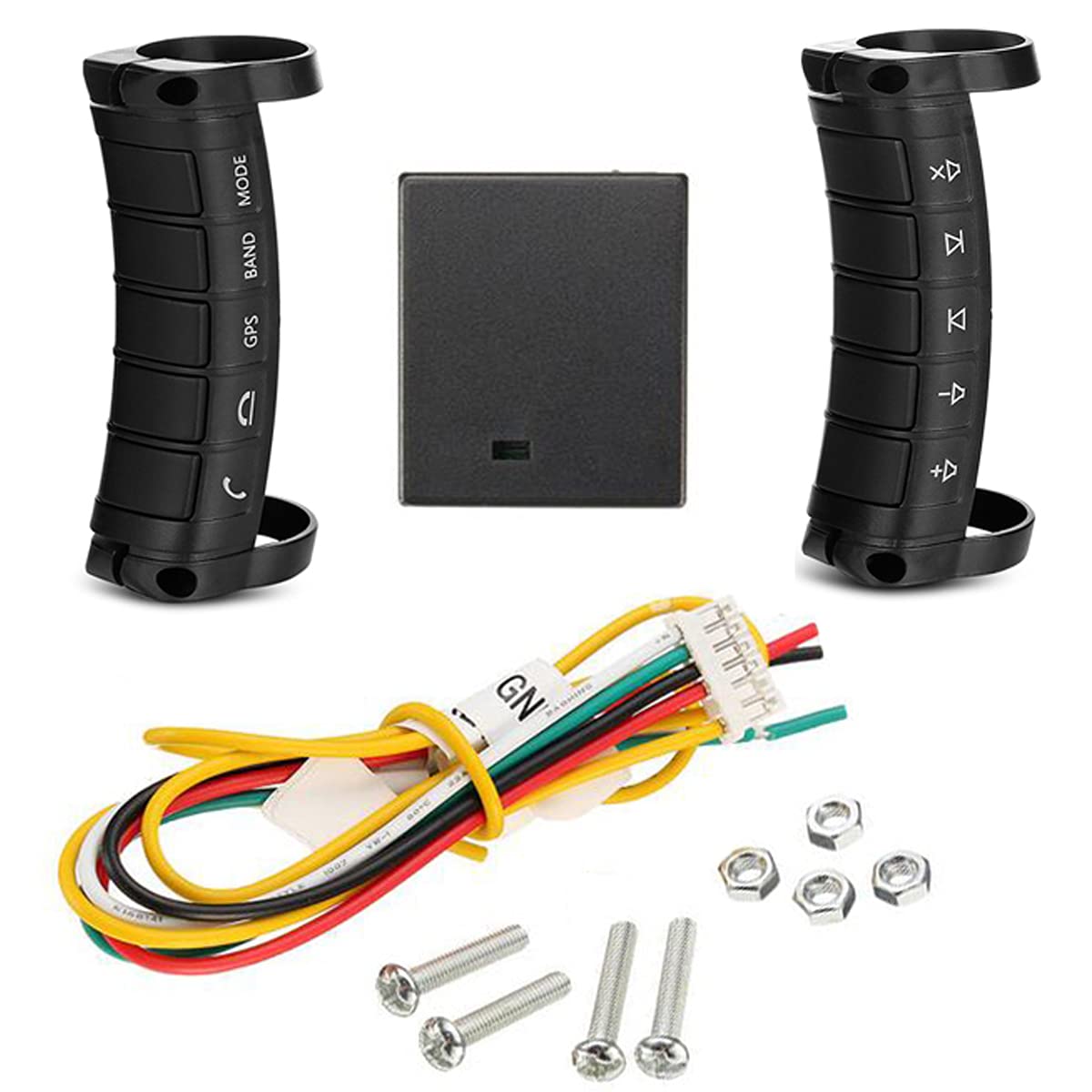 Télécommande Universelle Bouton de Volant de Voiture télécommande de Navigation de Voiture DVD/2 Din Android/Windows Bluetooth sans Fil