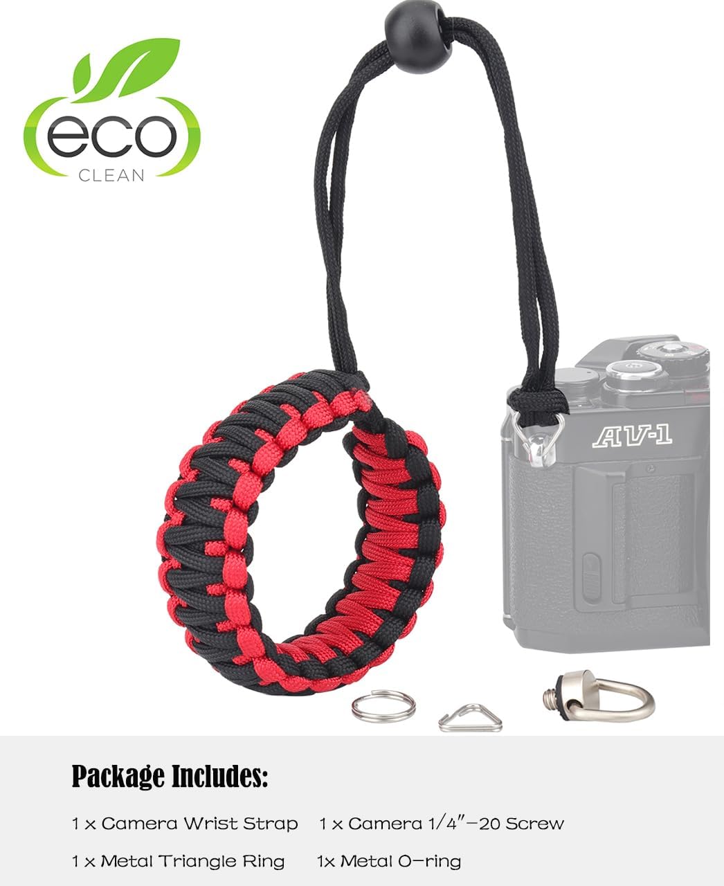Paracord Camera Wrist Strap Lanyard with Screw for Insta 360 X3, Ace Pro, DSLR Cameras, Selfie Sticks