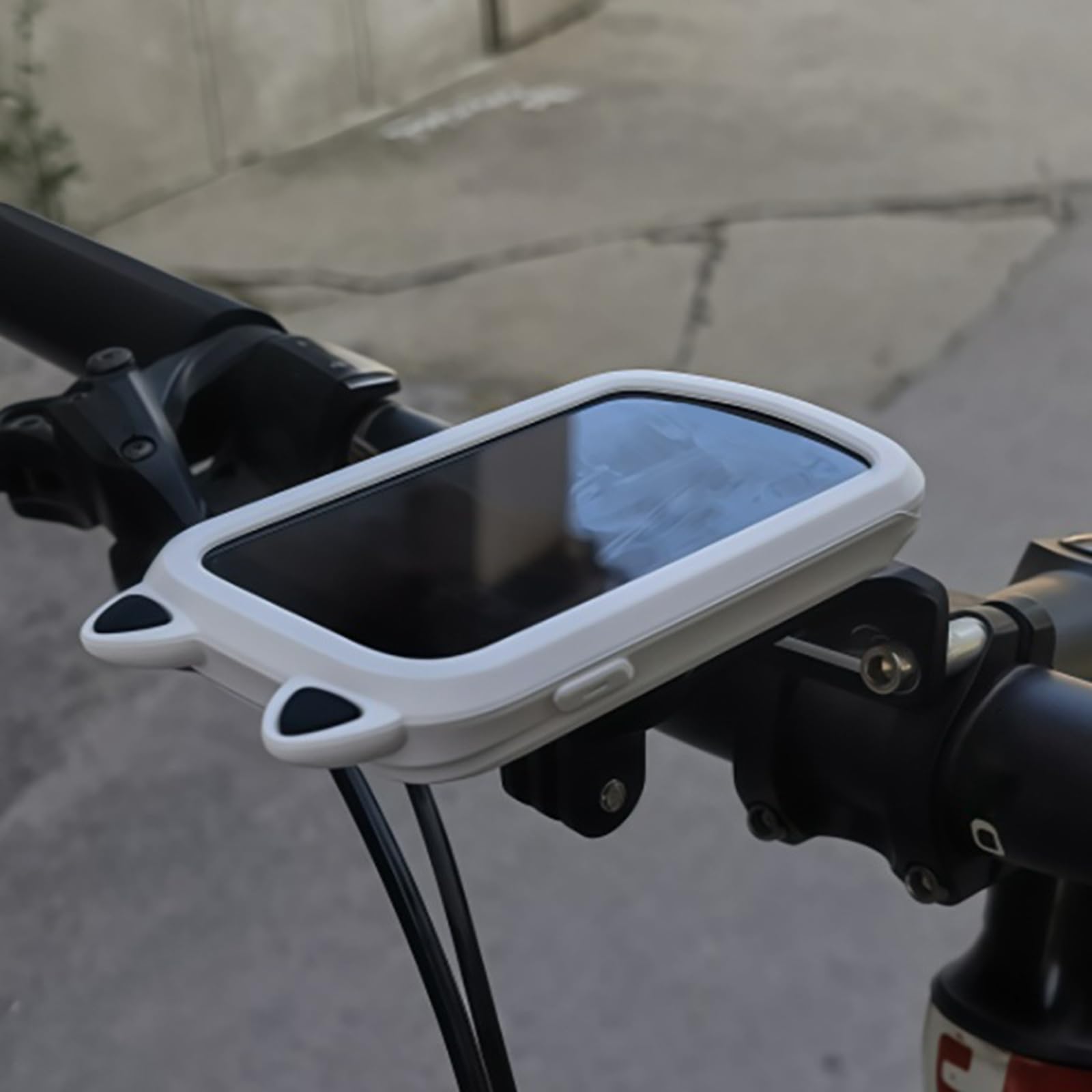 Funda de silicona que absorbe los golpes para BSC500, montaje seguro de dispositivos y portabilidad para bicicletas