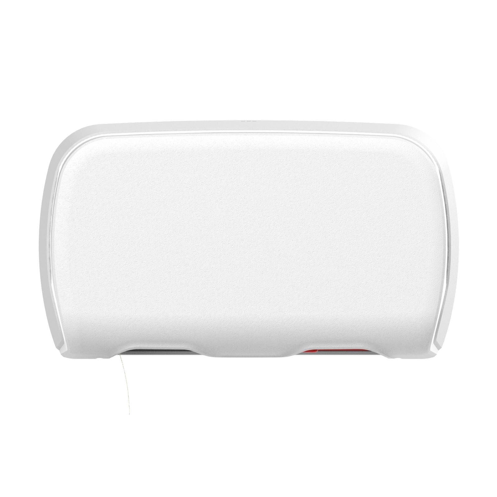 HyPaFol Toilettenpapierspender 2 Rollen, Wandmontage, abschließbar, weiß matt, Hygienespender, Toilettenpapierhalter Gewerbe, WC-Papierspender, Nachfüllbar, inkl. Befestigungsmaterial