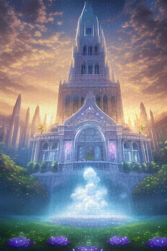 Fantasy Castle - Rompecabezas prémium de 500 piezas para adultos