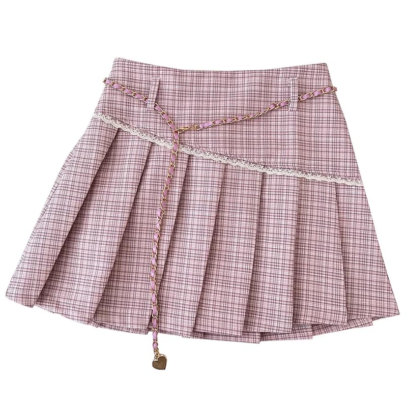 Women's Wrinkle Resistant Wool Pleated Skirt High Waisted2