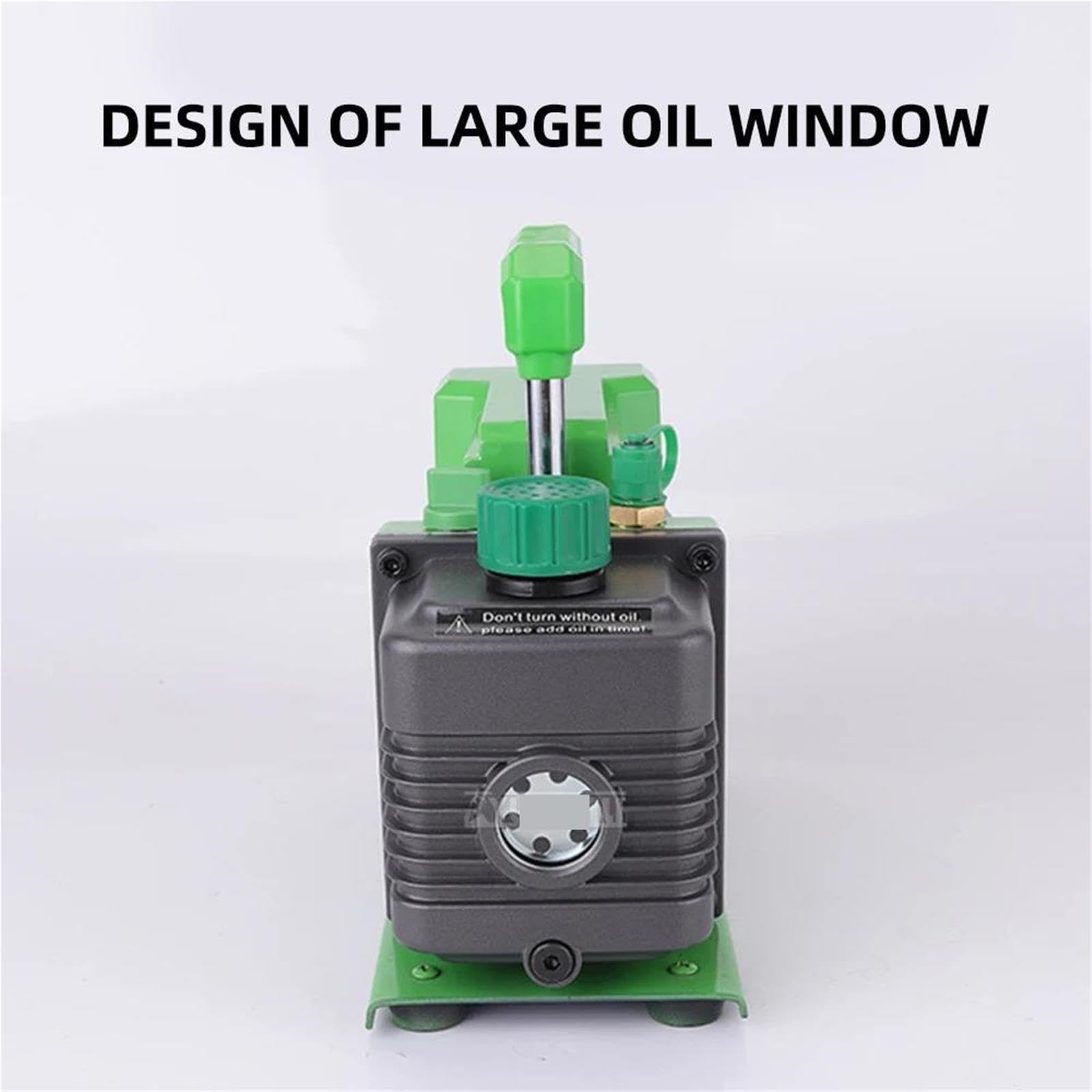 Mini pompa per vuoto rotativa a palette monostadio, velocità di pompaggio 3cfm Strumento manutenzione a refrigerazione 720w Alta efficienza(110)
