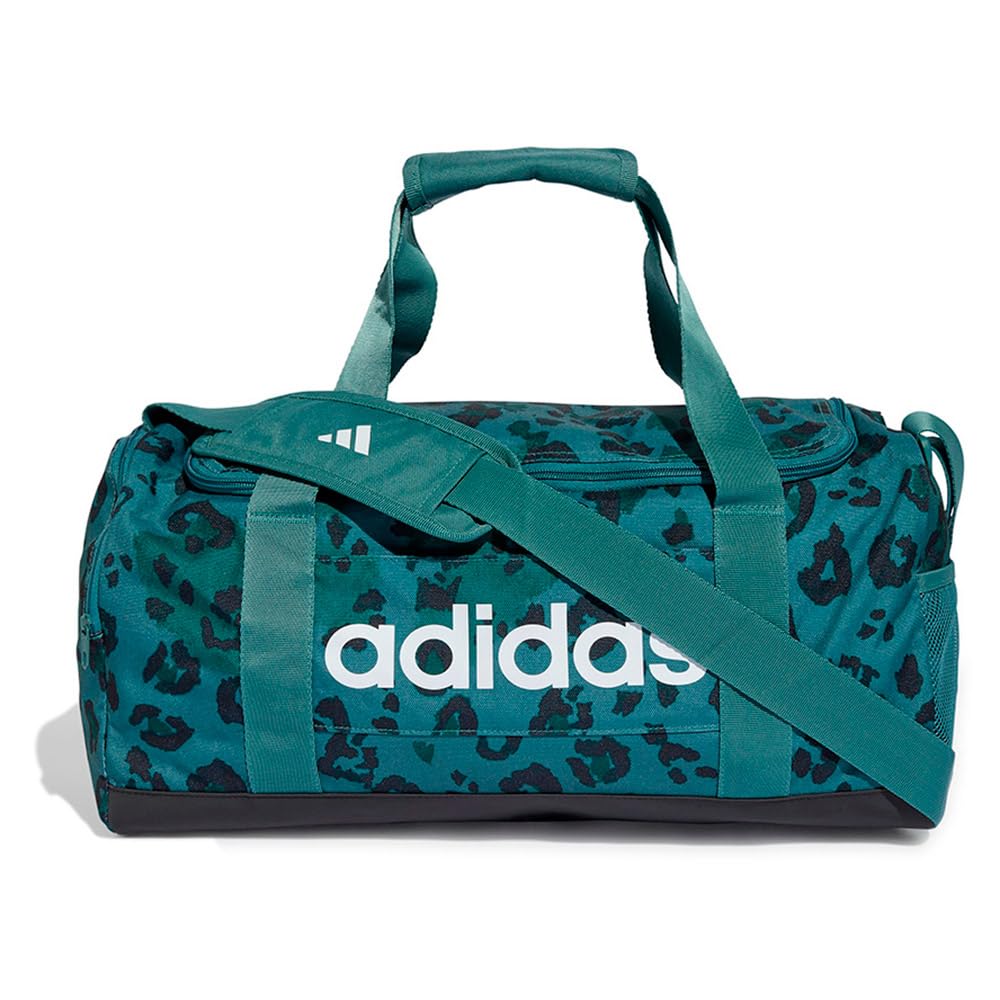 adidas Herren Damen Sporttasche Umhängetasche Linear Graphics Duffle S, Farbe:Grün, Artikel:-multicolor/white/preloved teal