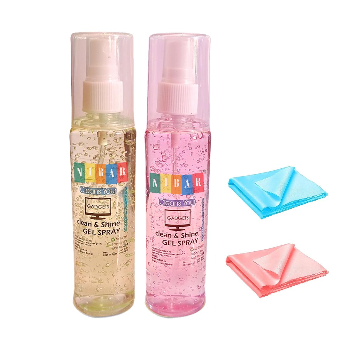 NIBAR® Screen Cleaner for Computers, Laptops, Mobiles, iPad Screens Camera Lens Glasses Sunglasses TV Screens LED LCD Screens (100ml) (Pack of 2) (B0BKLNJSC5) Amazon Price History, Amazon Price Tracker
