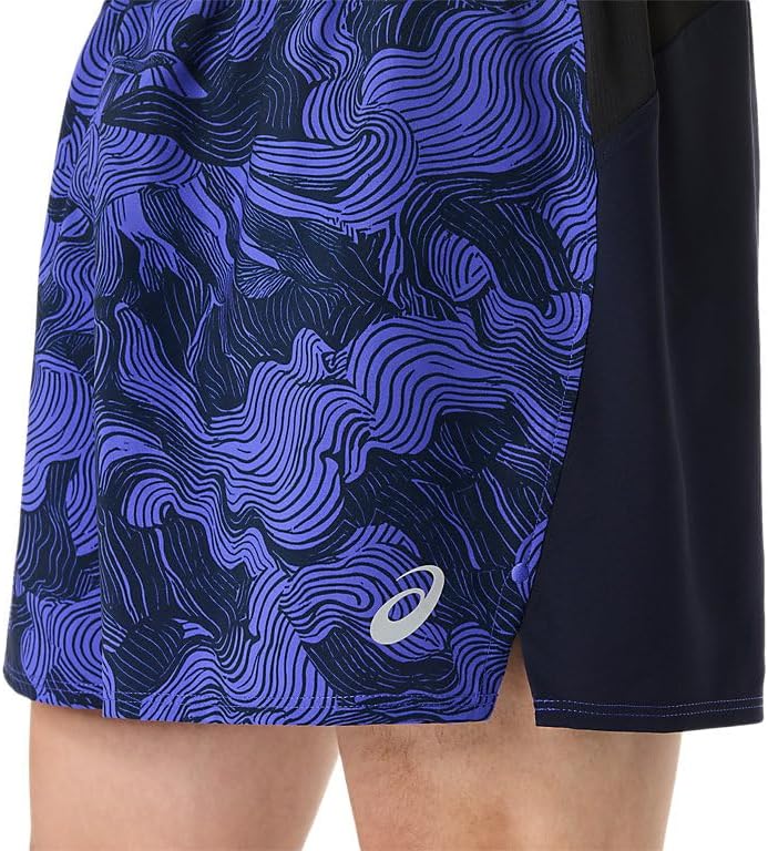 ASICS Men's Fujitrail All Over Print 5IN Short Running Apparel