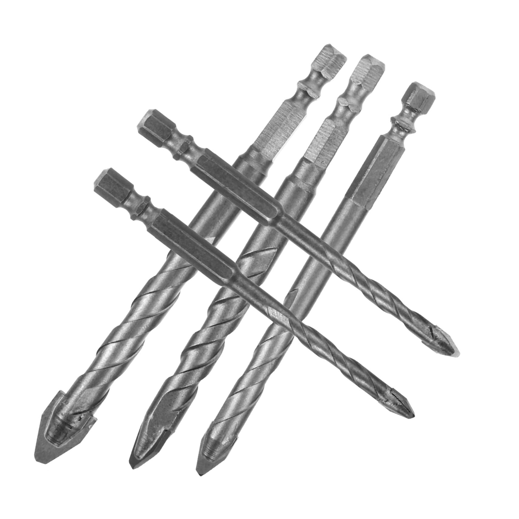 HOMSFOU 25pezzi Punte Da Trapano Eccentriche Per Muratura e Ceramica Di Punte Per Forare e Calcestruzzo Manico Dritto Versatile e Duraturo Adatto Per Professionisti e Fai Da Te
