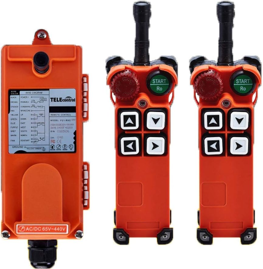 Industrial Hoist Crane Wireless Remote Control F21-4S AC/DC65V-440V(2 Transmitter + 1 Receiver)