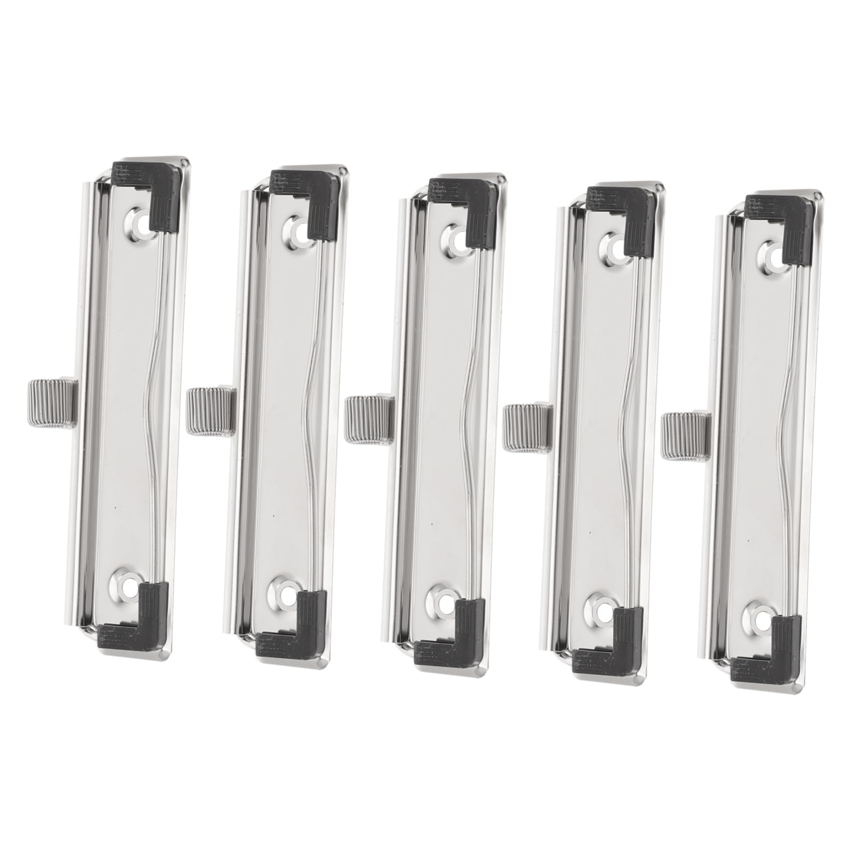 Clip Design Minimalista in Metallo Meccanismo di Bloccaggio Forte per Appunti 5 Pezzi e Resistente per Ufficio e Scuola