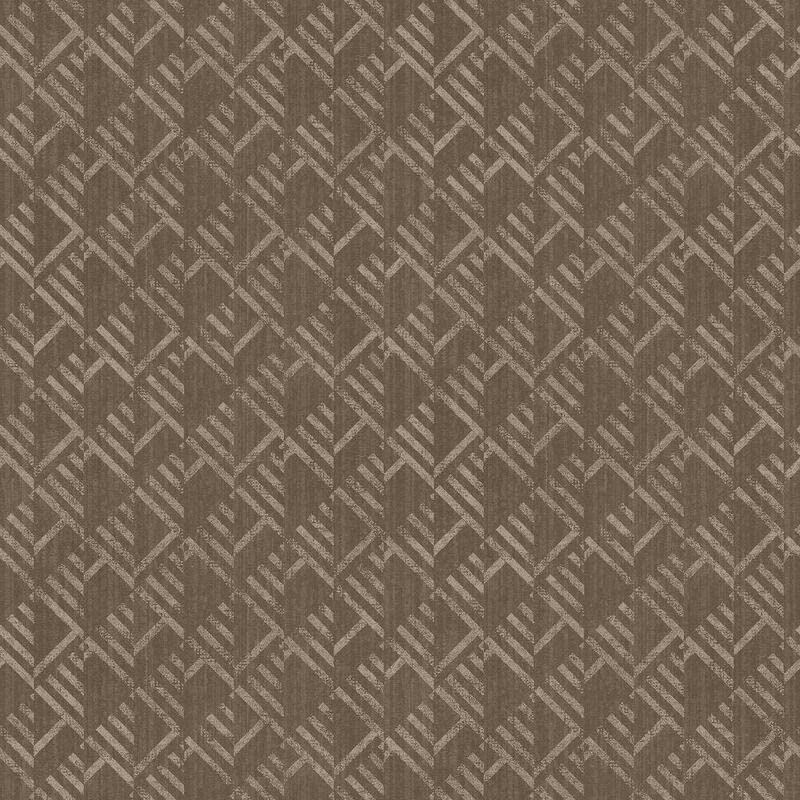 G56579 - TexStyle Block Pattern Browns Galerie Wallpaper