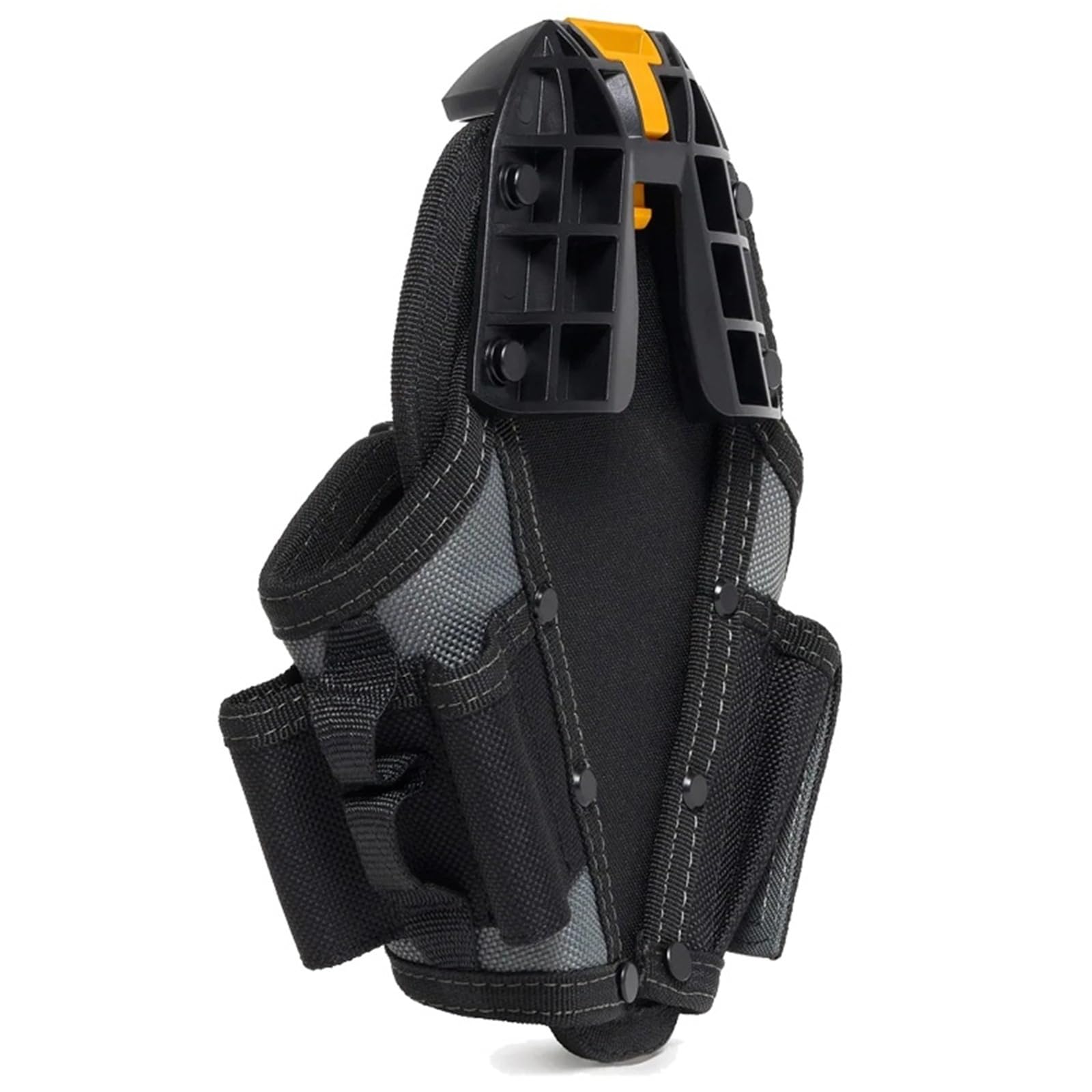 Holster Perceuse Grand étui de forage 13 poches et boucles, sac à outils portable construction robuste renforcé par des rivets