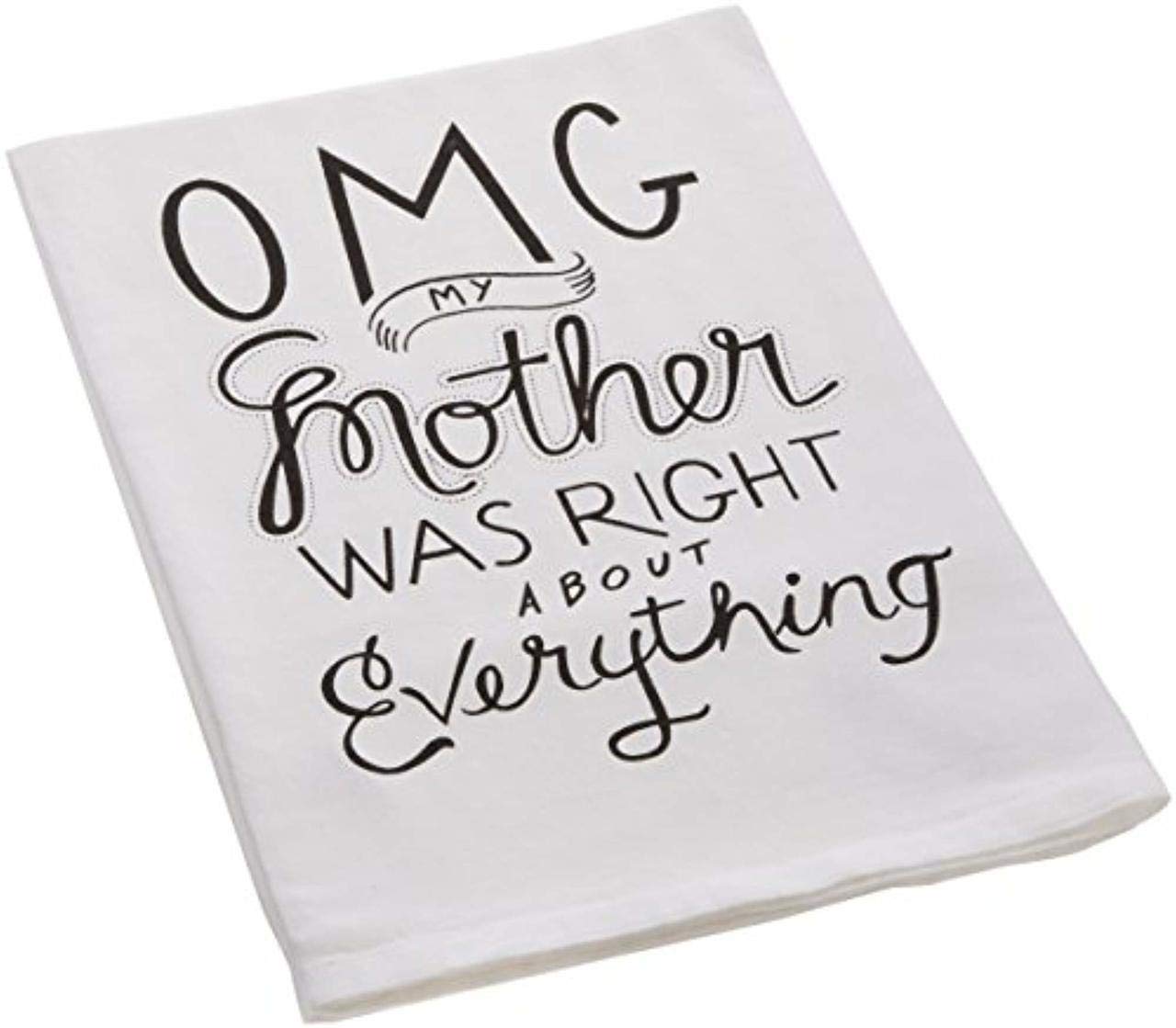 Primitives by Kathy Boho Cotton Kitchen Towel Set - Funny Sayings, Housewarming Gift, Fall Decor, 28"x28"