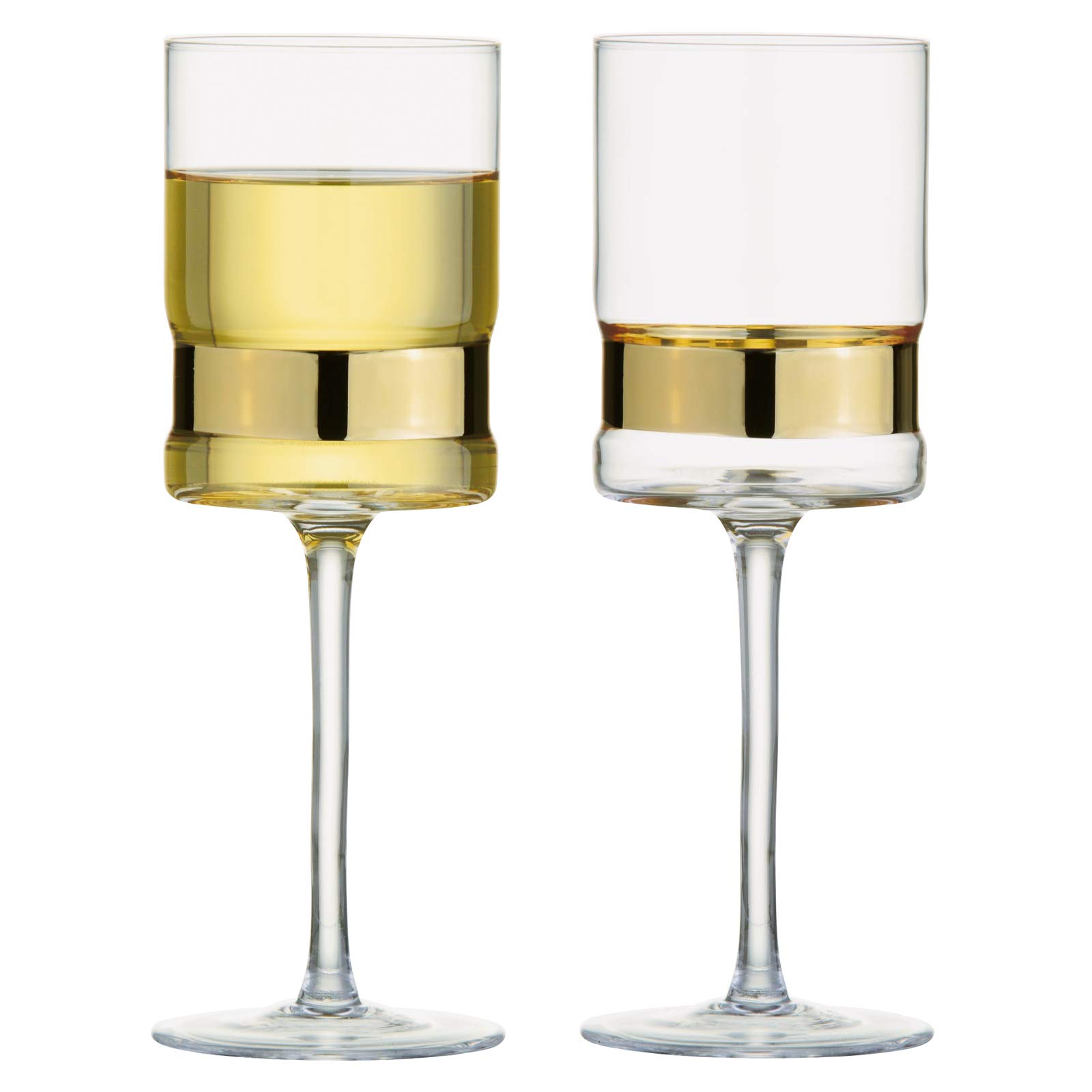 Gold wine glasses uk Clearance