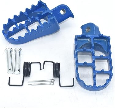Footrest Footpegs for Y&AMAHA PW50 PW80 for PW 50 80 for TW 200 TW200 for TTR 90 TTR90 TTR90E Aluminium Footrest Foot Pegs FootpegPit Dirt Bike Motocross Motorcycle Foot Pedals Color 1