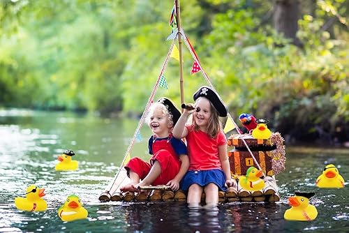 Miniatura 2 de Patos de juguete de pato de goma pirata de San Patricio para niños, proyectos de cumpleaños de baño, regalos para baby showers, aula, verano, playa