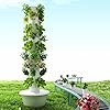 Vertical Hydroponic Grow Tower Aeroponic Tower for Fruits and Vegetables 9 Layer 36 Pots Planter with Water Tank and Pump #1